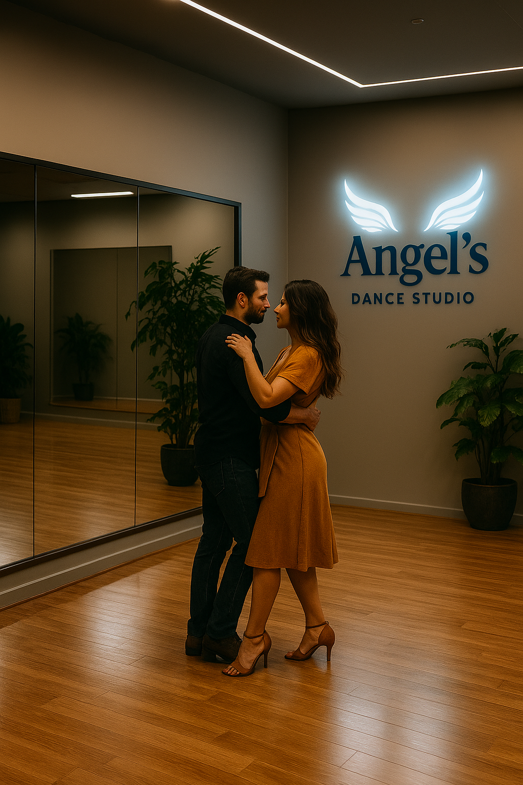 Aula de dança no Angel's Studio